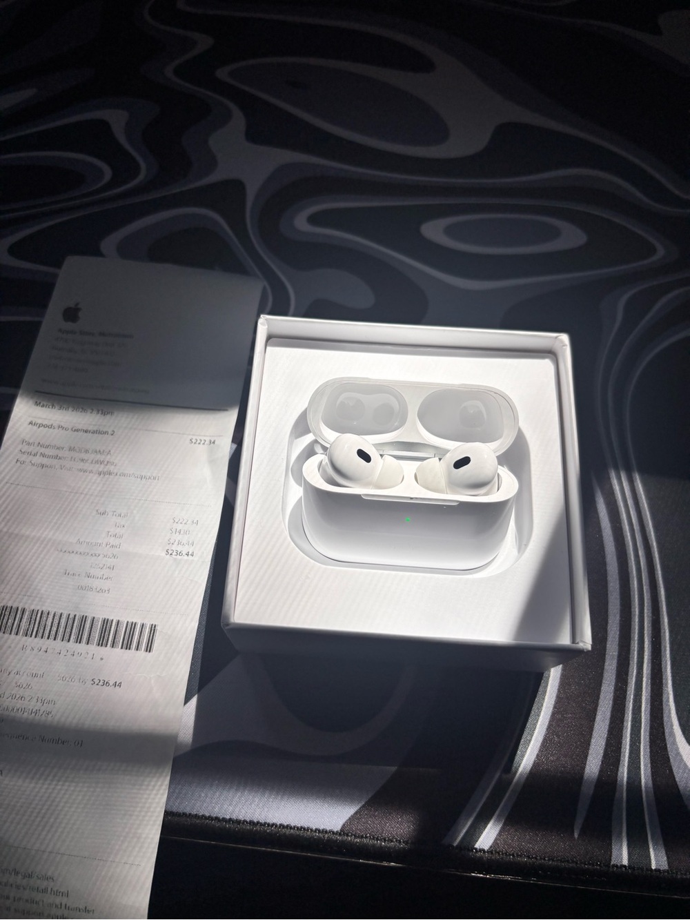 Apple AirPods Pro Gen 2 (White) with Wireless Charging Case